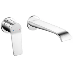 XM - MEZCLADORA MONOCOMANDO DE LAVATORIO A PARED CROMADO M7400