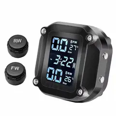 GENERICO - MONITOR DE PRESION PARA NEUMATICOS DE MOTOCICLETA