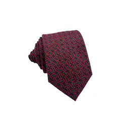 CHRISTIAN ARMAND - Corbata Paisley Clásica Rojo y Negro