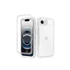 CASE - 360 PARA IPHONE 16E - TRANSPARENTE