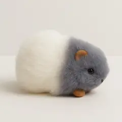 GENERICO - Peluche de Alpaca - Cuy Wawa Blanco - Gris