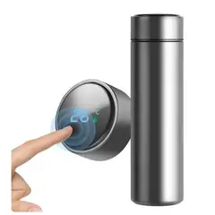 GENERICO - TERMO DIGITAL LED SMART TACTIL ACERO INOXIDABLE PLATA