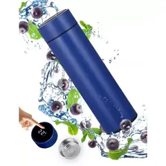 GENERICO - TERMO LED DIGITAL SMART TACTIL CONTROL DE TEMPERATURA ACERO INOXIDABLE AZUL