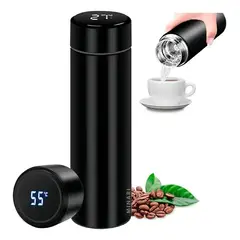 GENERICO - TERMO LED DIGITAL SMART TACTIL CONTROL DE TEMPERATURA ACERO INOXIDABLE NEGRO