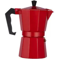 GENERICO - Cafetera italiana roja 2 tazas