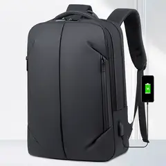 GENERICO - Mochila Ejecutiva liviana con puerto USB oficina viaje laptop 15.6