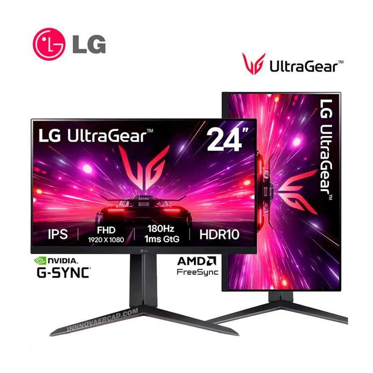 MONITOR GAMER ULTRAGEAR 24 24GS65F-B FULL HD PANEL IPS 180HZ 1MS