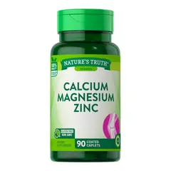 NATURE'S TRUTH - Calcium Magnesium Zinc 90 Tabletas