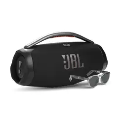 JBL - Combo Parlante Boombox 3 BT Negro + Lentes Soundgear Frames Round
