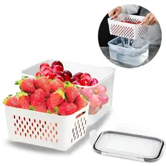 ELMEJORPRECIO - Tápers Hermético Con Escurridor De 4 Litros