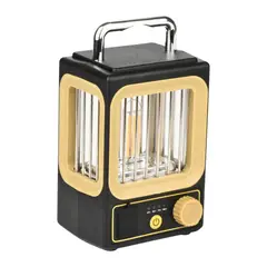 CAFINI - Luz de Camping Solar 2400 mAh con 3 Modos y Power Bank