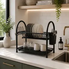FINEZZA - Escurridor de 16 platos acero inoxidable