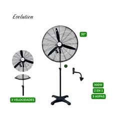 EVOLUTION - Ventilador Industrial 30" 2 en 1 300W