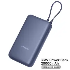 XIAOMI - Power Bank 20000mAh 33W Fast Charger Azul
