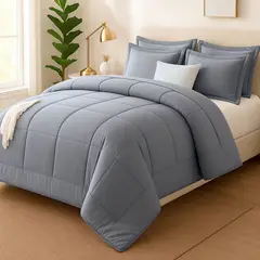 GENERICO - EDREDON 2 PLAZAS COOZY SET CUADROS PERU PIMA + FUNDAS DE ALMOHADA