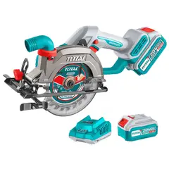 TOTAL TOOLS - Sierra circular 20v incluye bateria 4ah y cargador Total