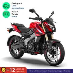 BAJAJ - MOTO PULSAR NS 400 Z - ROJO / NEGRO