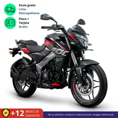 BAJAJ - MOTO PULSAR NS 400 Z - NEGRO / ROJO