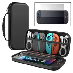 GENERICO - Estuche Y Mica Vidrio Para Nintendo Switch 2 Del 2025 Case