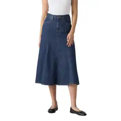 LEVIS - Falda Mujer Fit And Flare Skirt Azul