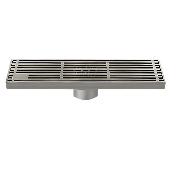 SUMIDERO DE ACERO 304 RECTANGULAR 30 CM SATINADO A-S3000893