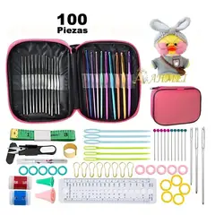 GENERICO - CROCHET Y ACCESORIOS PARA TEJER POR 100 PC