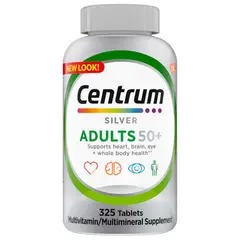 CENTRUM - MULTIVITAMÍNICO TABLETAS 325 SILVER ADULTO 50