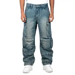 ELENEX - Pantalón Baggy Hombre