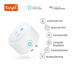TUYA - Enchufe Inteligente WiFi 10A BSD01 Alexa Google App iOS Android