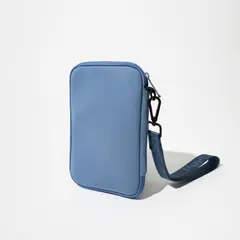 GENERICO - Portadocumentos POPUPS Travel Wallet Azul Tormenta con Correa