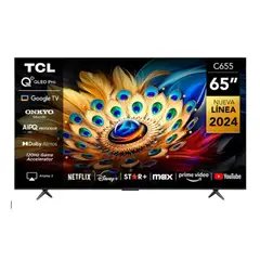 TCL - Televisor 65 65C655 QLED Google TV 4K Ultra HD