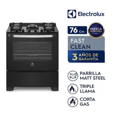 ELECTROLUX - COCINA A GAS 5 HORNILLAS 76GS 76.3CM