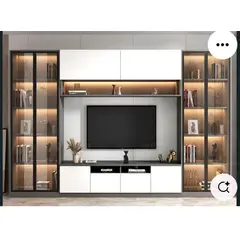 GENERICO - Centro de Entretenimiento Mosta 10 Puertas - Marron y Blanco