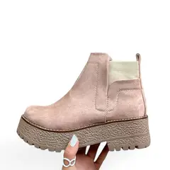 GENERICO - Botin Mujer Plataforma 5 Liga 2086L-60 Color Rosa