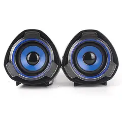 HALION - PARLANTE GAMER 6W AZUL PARA PC S228