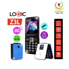 LOGIC - CELULAR BASICO Z3L TAPA 4G PANTALLA 2.4" COLOR NEGRO