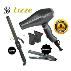 LIZZE - SECADORA Y RIZADOR 19MM DE CABELLO EXTREME 2400W + MINI