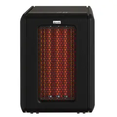 Kendal - ESTUFA INFRAROJA GOLDEN TUBE NEGRA 65m2- 2000W NEGRO