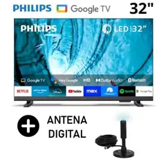 PHILIPS - Televisor 32 Pulg. HD Google Tv 32PHD6909