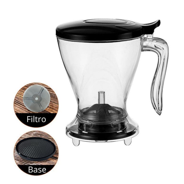 Cafetera Gota a Gota 600ml con Filtro Jarra Infusor de Té