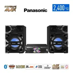PANASONIC - Minicomponente SC-MAX3600PU 2400W Bluetooth DJ Jukebox USB FM