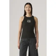 LEVIS - Polo Mujer Essential Racer Tank Negro