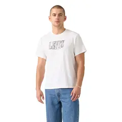 LEVIS - Polo Hombre Relaxed Fit Tee Blanco