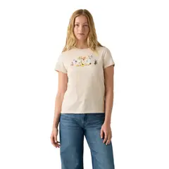 LEVIS - Polo Mujer The Perfect Tee Beige