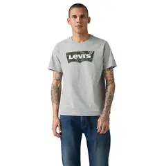 LEVIS - Polo Hombre Graphic Crewneck Tee Gris