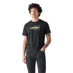 LEVIS - Polo Hombre Graphic Crewneck Tee Negro