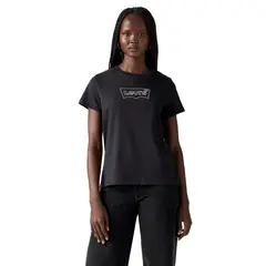 LEVIS - Polo Mujer The Perfect Tee Negro