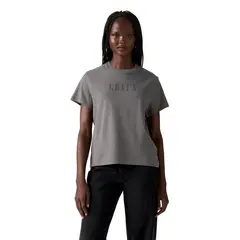 LEVIS - Polo Mujer Graphic Classic Tee Gris
