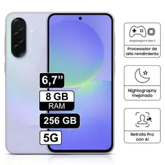 SAMSUNG - Celular Libre Galaxy A36 67 256GB 8GB RAM Violeta