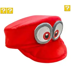 GENERICO - Gorro Mario Odyssey Rojo Importado - Niños y Adutlos